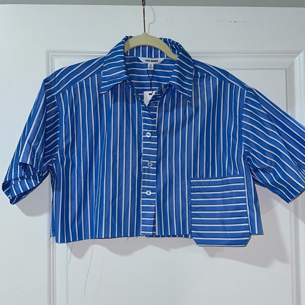 Steve Madden Crop Top Shirt *NWT** size small
